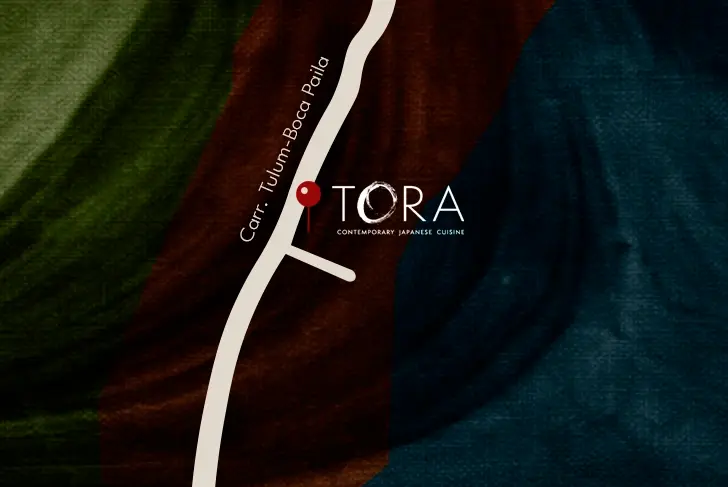 mapa de ubicación de Tora Tulum