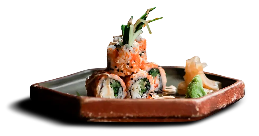 sushi en Tora Tulum y Tora Cancún